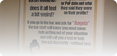 Decorative cartoonized image of flowers with a Toronto city background.